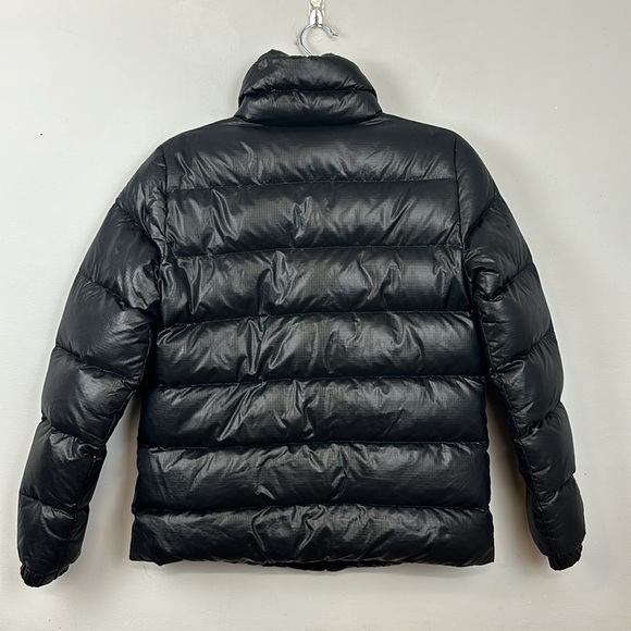 J. Crew Women's Shiny Black Down Filled Puffer Jacket. Style #B1186 Sz S - Picture 9 of 13